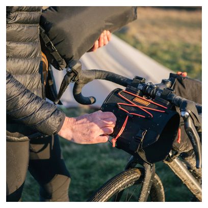 Restrap Bar Bag 14 L Handlebar Bag Zwart / Oranje