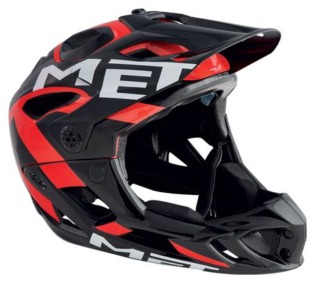 MET PARACHUTE Helmet Black Red