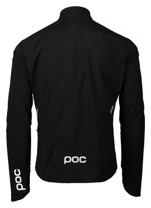 Chaqueta cortavientos resistente al agua Poc Pure-Lite Splash negro uranio