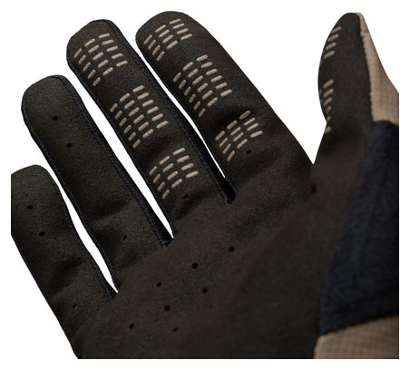 Guantes largos de MTB Fox Defend D3O beige para hombre