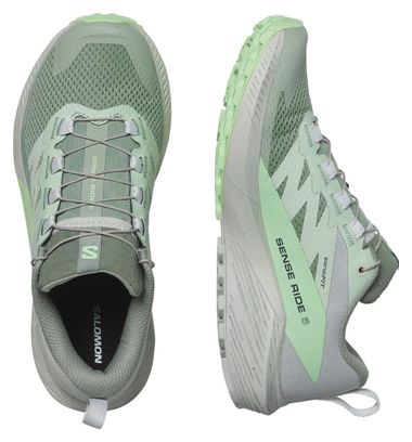 Salomon Sense Ride 5 Zapatillas de trail para mujer Verde