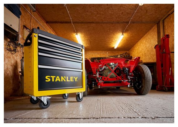 Servante 5 Tiroirs STANLEY STST74305-1 - Fabrication Française - Charge Maximale de 300 kg