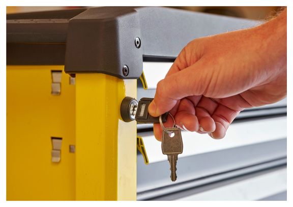 Servante 5 Tiroirs STANLEY STST74305-1 - Fabrication Française - Charge Maximale de 300 kg