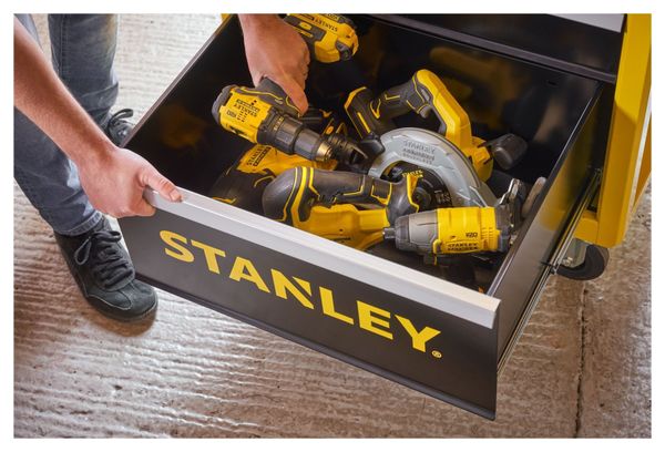 Servante 5 Tiroirs STANLEY STST74305-1 - Fabrication Française - Charge Maximale de 300 kg