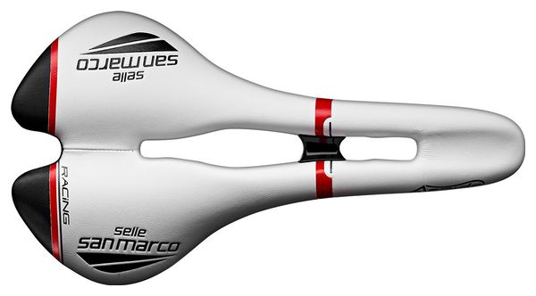 Selle San Marco Aspide Racing Open-Fit Weiß