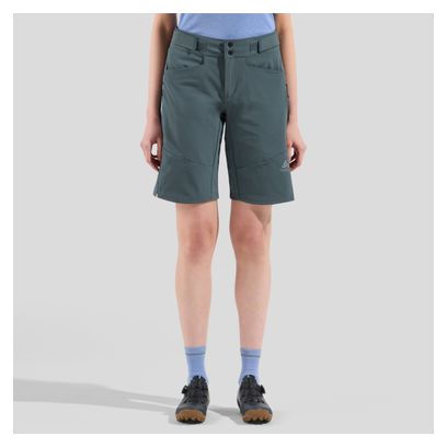 Dames Odlo X-Alp Explorer MTB Overshort Grijs/Blauw