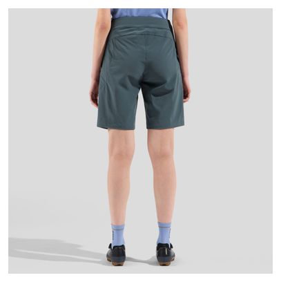 Dames Odlo X-Alp Explorer MTB Overshort Grijs/Blauw