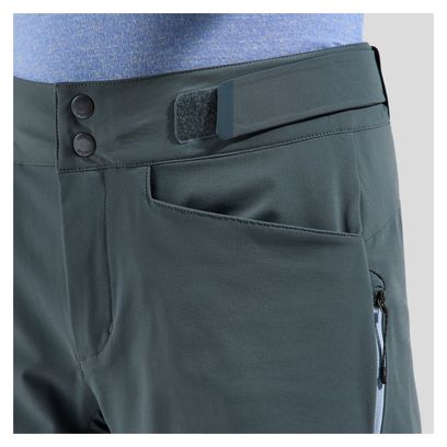 Dames Odlo X-Alp Explorer MTB Overshort Grijs/Blauw