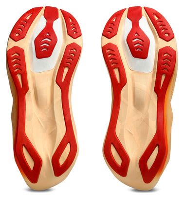 Asics Novablast 6 hardloopschoenen Wit/Oranje Heren EMBARGO 01/07/2026