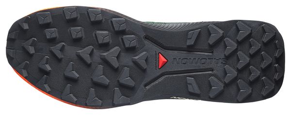 Salomon Genesis 2 trailschoenen Groen/Zwart/Oranje Heren EMBARGO 03/08/2026