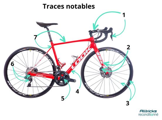 Produit Reconditionné - Vélo de Route Look 785 Huez Shimano Ultégra DI2 11V Red Glossy 2019 S