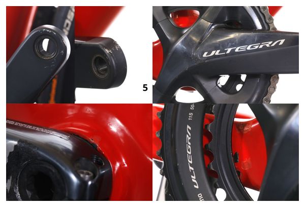 Produit Reconditionné - Vélo de Route Look 785 Huez Shimano Ultégra DI2 11V Red Glossy 2019 S