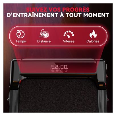 Tapis de marche Fitness Z3 compact sous bureau Noir