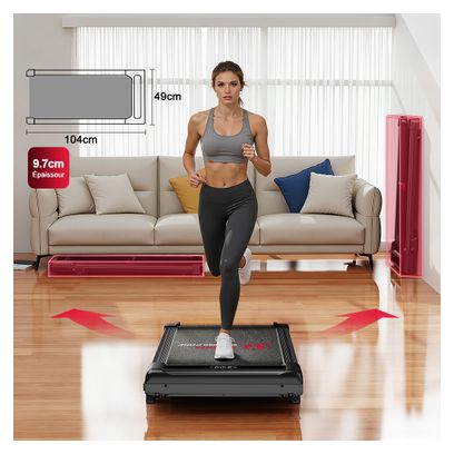 Tapis de marche Fitness Z3 compact sous bureau Noir