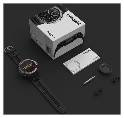 Montre GPS Amazfit T-Rex 3 Noir Onyx