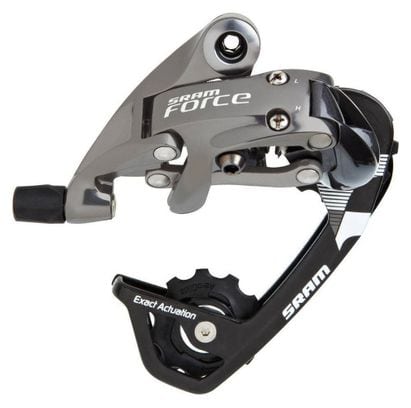 Dérailleur arrière Sram Force  10V WiFli Chape Medium Aluminium Argent/Noir