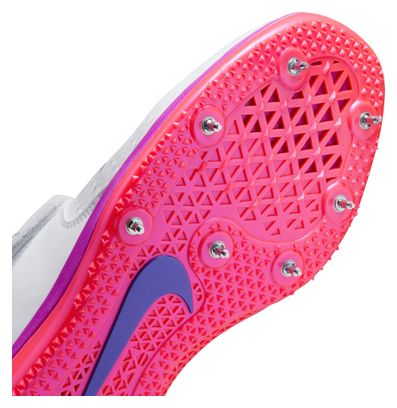 Nike High Jump Elite Leichtathletikschuh Weiß/Rot/Violett Unisex