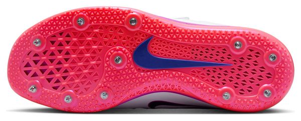 Nike High Jump Elite Leichtathletikschuh Weiß/Rot/Violett Unisex