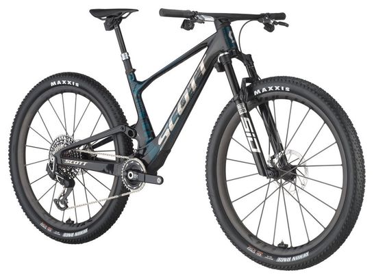 Mountainbike Full-Suspension Scott Spark RC SL Sram 12V 29'' Grün/Schwarz