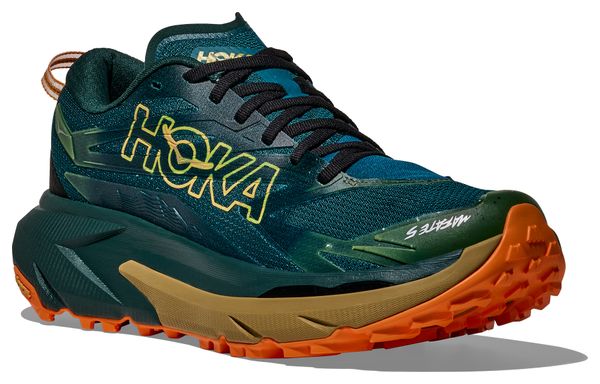 Hoka Mafate 5 Trail-Laufschuhe für Herren, grün/khaki