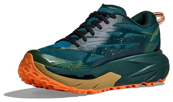 Hoka Mafate 5 Trail-Laufschuhe für Herren, grün/khaki