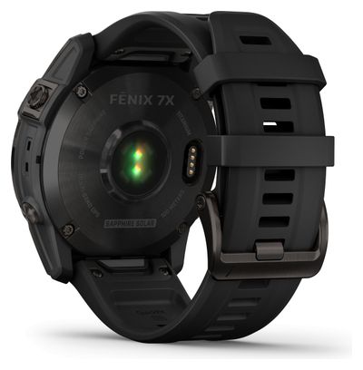 Garmin Fenix 7X Sapphire Solar Sport Watch Carbon Gray