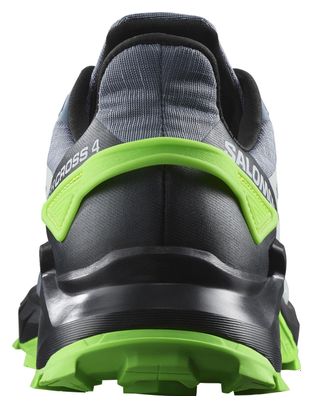 Chaussures de Trail Salomon Supercross 4 Gris/Vert