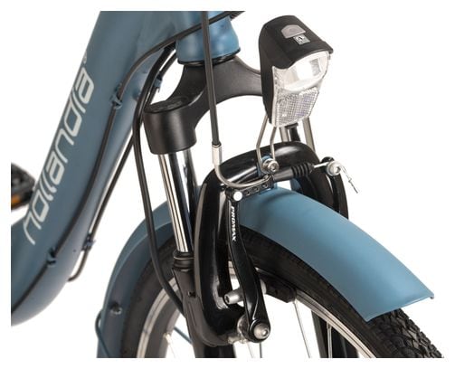 Vélo électrique 28'' Femme Lido 9 vitesses bleu Hollandia TC 49 cm