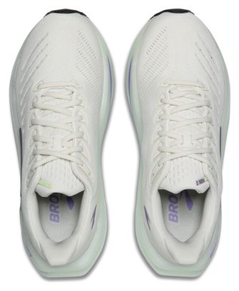 Chaussures Running Brooks Glycerin Max 2 Blanc/Vert Femme