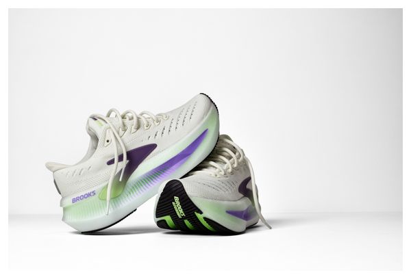 Chaussures Running Brooks Glycerin Max 2 Blanc/Vert Femme