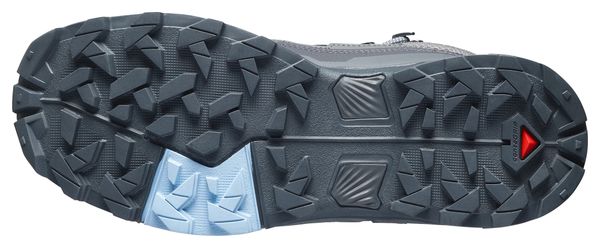 Salomon X Ultra 5 Mid GTX Wanderschuhe, grau/blau, für Damen