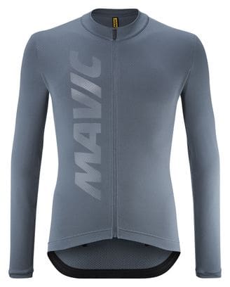 Mavic Aksium Thermo Blue long sleeve jersey