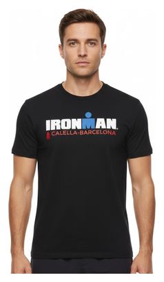 Ironman Barcelona Zwart Heren T-Shirt Korte Mouw