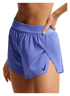 Pantalones cortos Nike AeroSwift 3in azul para mujer