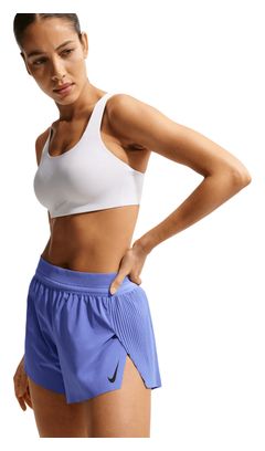 Pantalones cortos Nike AeroSwift 3in azul para mujer
