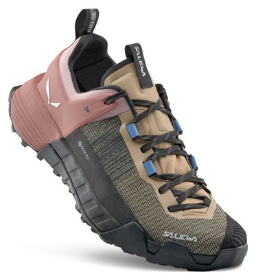 Botas trekking mujer Salewa Wildfire NXT Gore-Tex Beige/Rojo