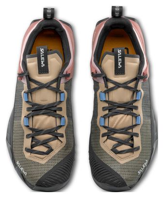Botas trekking mujer Salewa Wildfire NXT Gore-Tex Beige/Rojo
