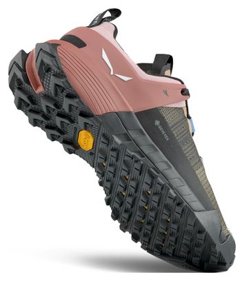 Botas trekking mujer Salewa Wildfire NXT Gore-Tex Beige/Rojo