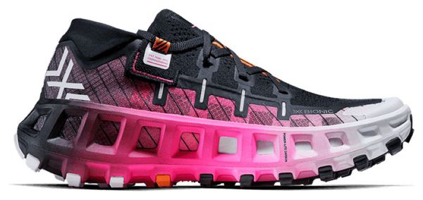 X-Bionic Terraskin X00/C Scarpe da trail Nero/Bianco/Rosa fluorescente