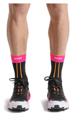 X-Bionic Terraskin X00/C Scarpe da trail Nero/Bianco/Rosa fluorescente