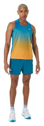 Débardeur Asics Road Fade Bleu/Orange Homme