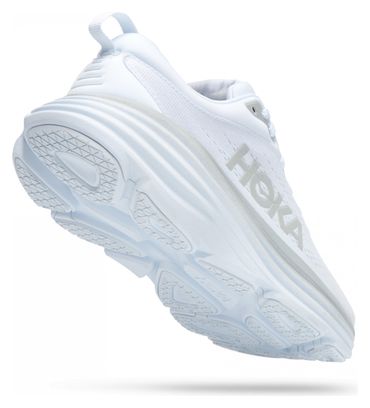 Bondi 8 White Women's Running Shoes