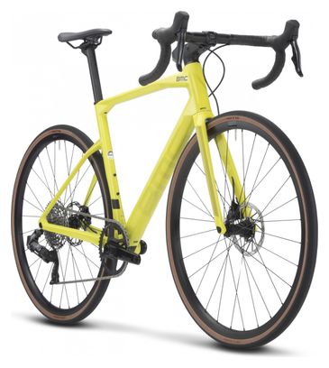 BMC Roadmachine X Two Road Bike Sram Rival eTap AXS 12S 700 mm Lime Yellow 2023