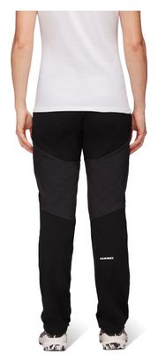 Damen Softshellhose Mammut Courmayeur Schwarz