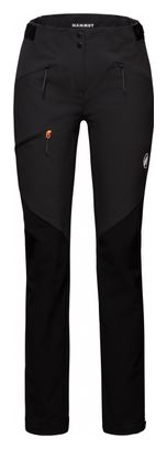 Damen Softshellhose Mammut Courmayeur Schwarz