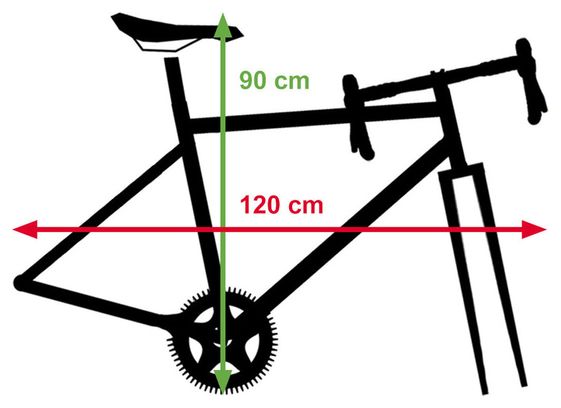 Leichte Transporttasche für alle Fahrradtypen Buds Trainbag Light New 2024 Schwarz (Zugtauglich)