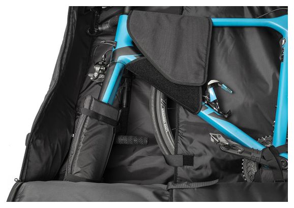 Leichte Transporttasche für alle Fahrradtypen Buds Trainbag Light New 2024 Schwarz (Zugtauglich)