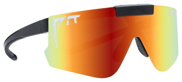 Ein Paar Pit Viper The Mystery Flip-Offs Brillen Schwarz/Orange