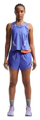 Nike AeroSwift Crop-Tanktop für Damen, blau