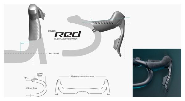 Zipp SL 80 Race Lenker 31,8 mm Mattschwarz